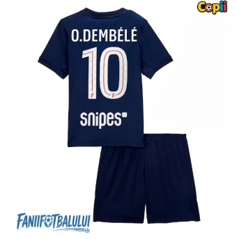 Paris Saint-Germain Ousmane Dembele #10 Echipament de Fotbal Replică 2025-26 Copii Acasa (+ Șorturi)